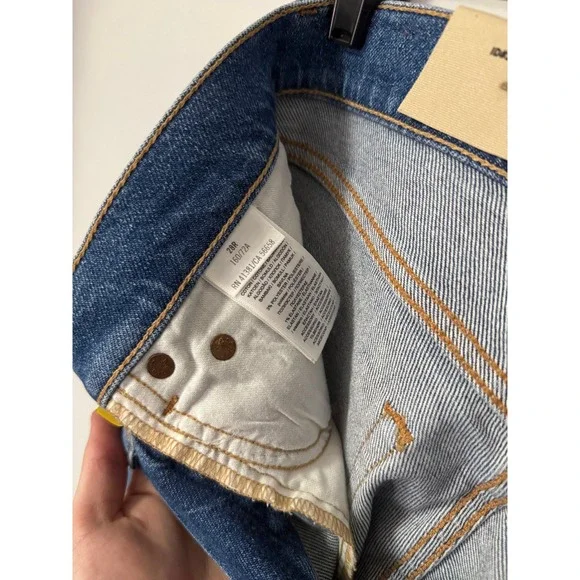 Ralph Lauren Women High Rise Skinny Jeans Ankle Medium Wash Raw Hem Size 28 - Picture 5 of 8